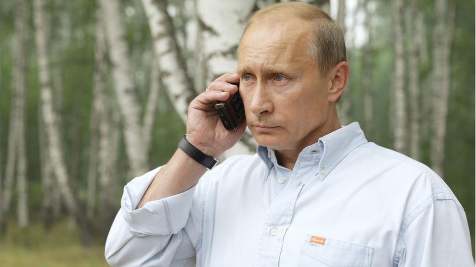 Rotes Telefon Wladimir Putin