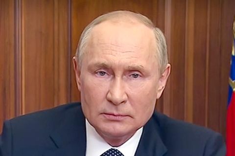 Russlands Präsident Wladimir Putin droht mit dem Einsatz von Atomwaffen im Ukraine-Krieg