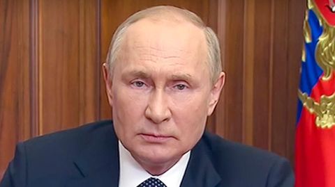 Russlands Präsident Wladimir Putin droht mit dem Einsatz von Atomwaffen im Ukraine-Krieg
