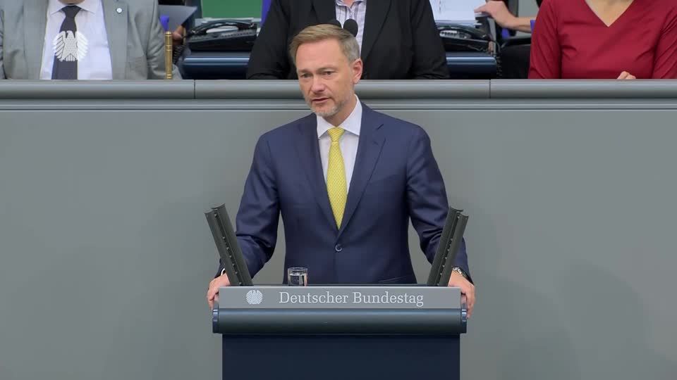 Video: Lindner verteidigt neuen Abwehrschirm Video: Lindner verteidigt neuen Abwehrschirm