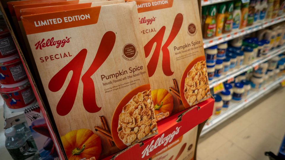Pumpkin Spice flavored cereal at the supermarket