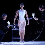 Model Bella Hadid auf der Fashionweek