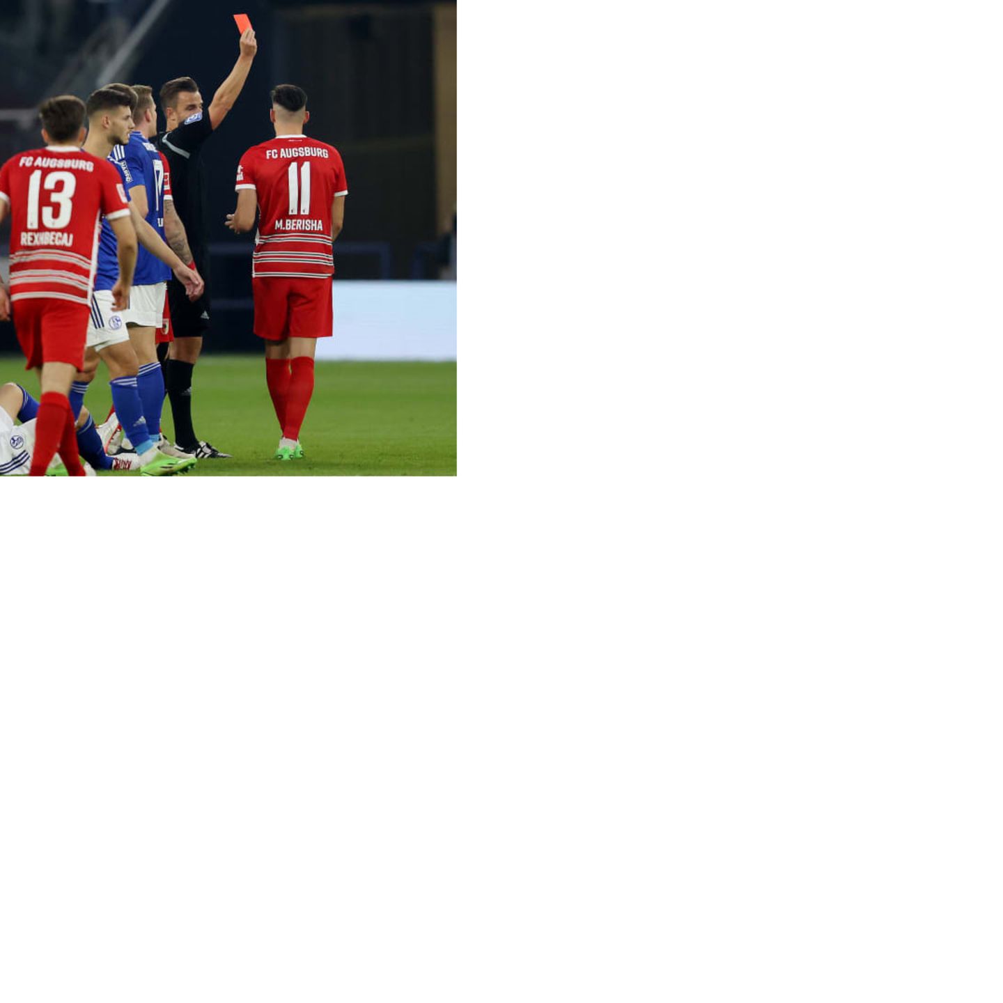 Trotz Überzahl Schalke verliert gegen Augsburg
