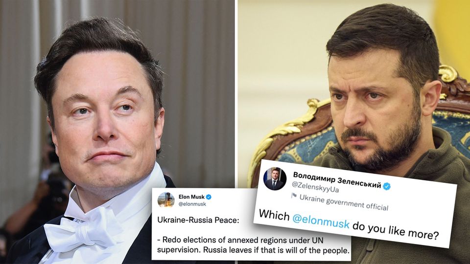 Ukraine-Krieg: Heftige Reaktionen auf Twitter-Zoff zwischen Elon Musk und Selenskyj