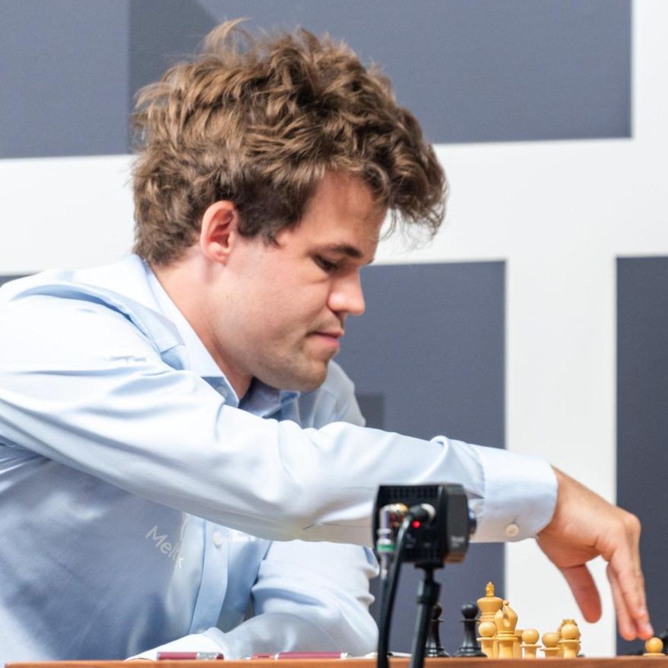 Magnus Carlsen und Hans Niemann