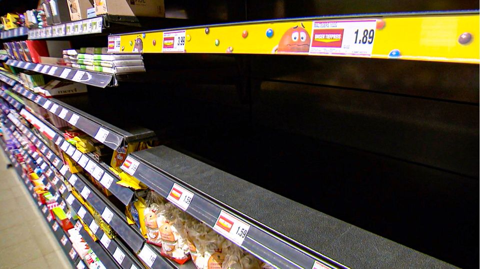 Supermarkt-Regale gähnend leer: Diese Produkte sind besonders betroffen