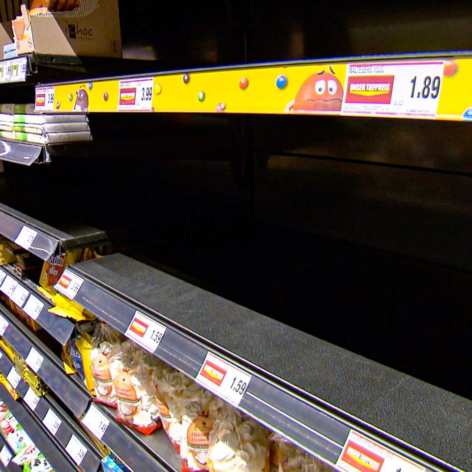 Supermarkt-Regale gähnend leer: Diese Produkte sind besonders betroffen