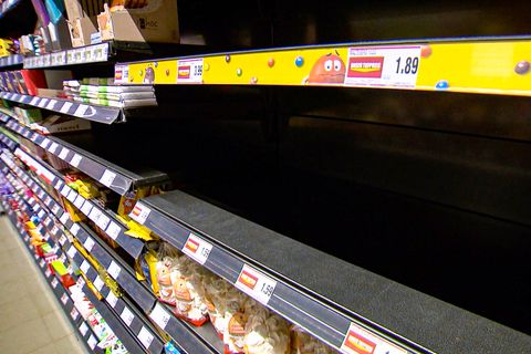 Supermarkt-Regale gähnend leer: Diese Produkte sind besonders betroffen