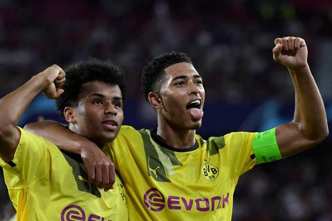 Karim Adeyemi (l.) und Jude Bellingham
