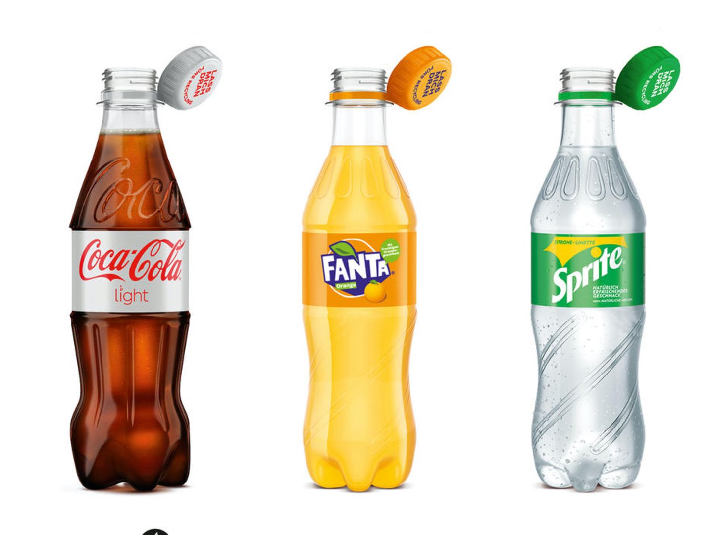 Coca-Cola wirbt mit nachhaltigeren Einwegflaschen: Der Deckel bleibt dran  