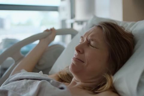 Katie Darling aus Louisiana bei der Geburt ihres Sohnes