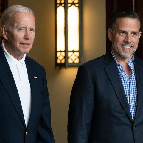 Joe Biden, Präsident der USA, mit seinem Sohn Hunter Biden