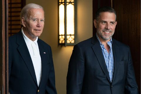 Joe Biden, Präsident der USA, mit seinem Sohn Hunter Biden