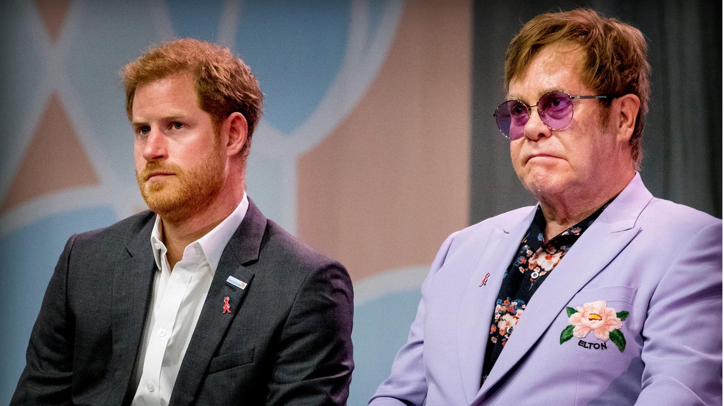 Prinz Harry und Elton John