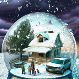 Könnte die KI auch ein stern-Cover zeichnen? Wir haben es mit dem Motiv auf dem aktuellen Heft ausprobiert.  Die Bildbeschreibung: "An illustration of a family in front of a detached house and a car inside a broken snow globe with a storm in the background, hyper realistic"