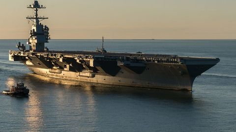 Die "USS Gerald R. Ford" gilt als mächtigstes Schiff der Welt.