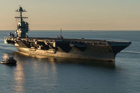 Die "USS Gerald R. Ford" gilt als mächtigstes Schiff der Welt.