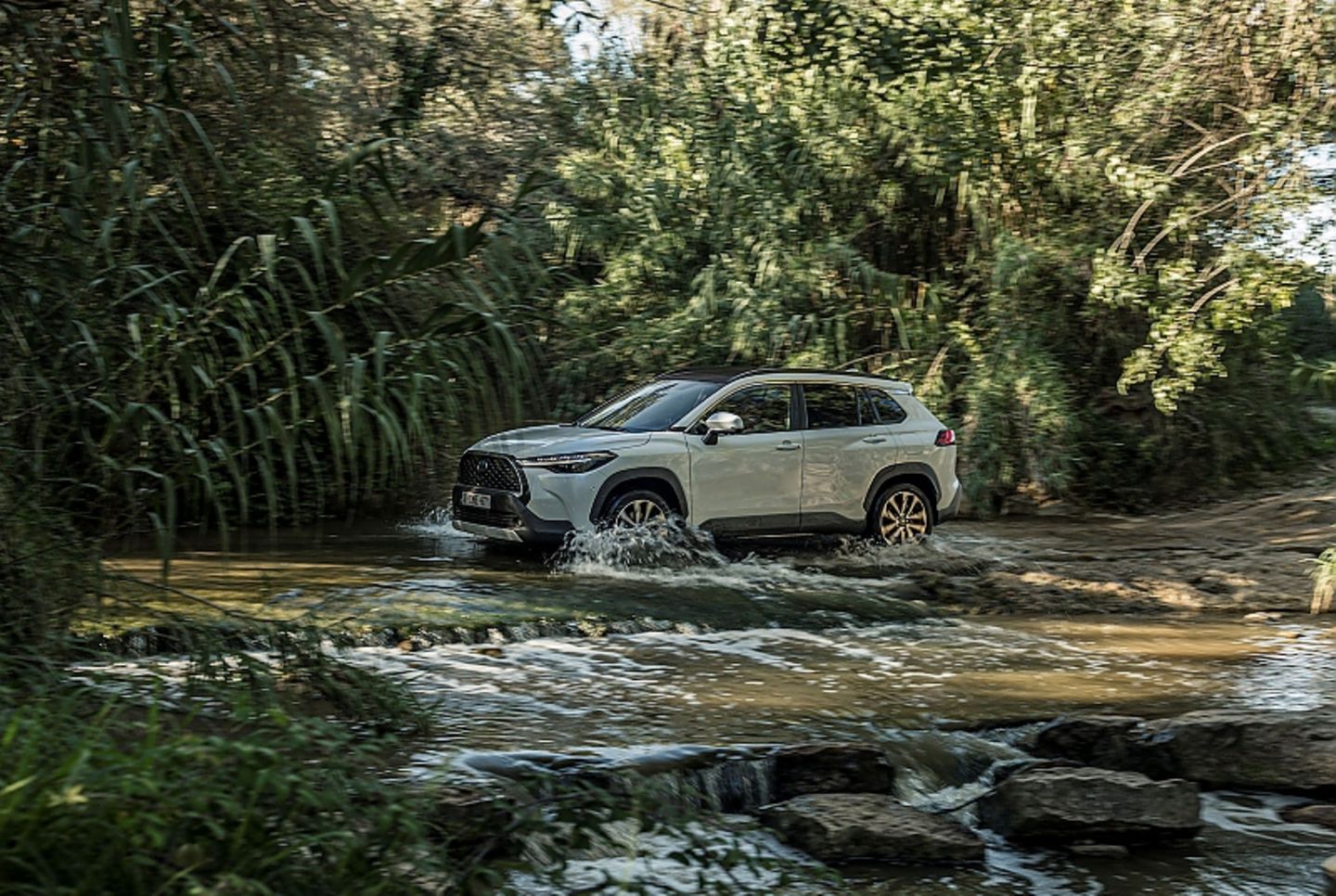Auch wenn es so aussieht: Der Toyota Corolla Cross ist kein Offroader
