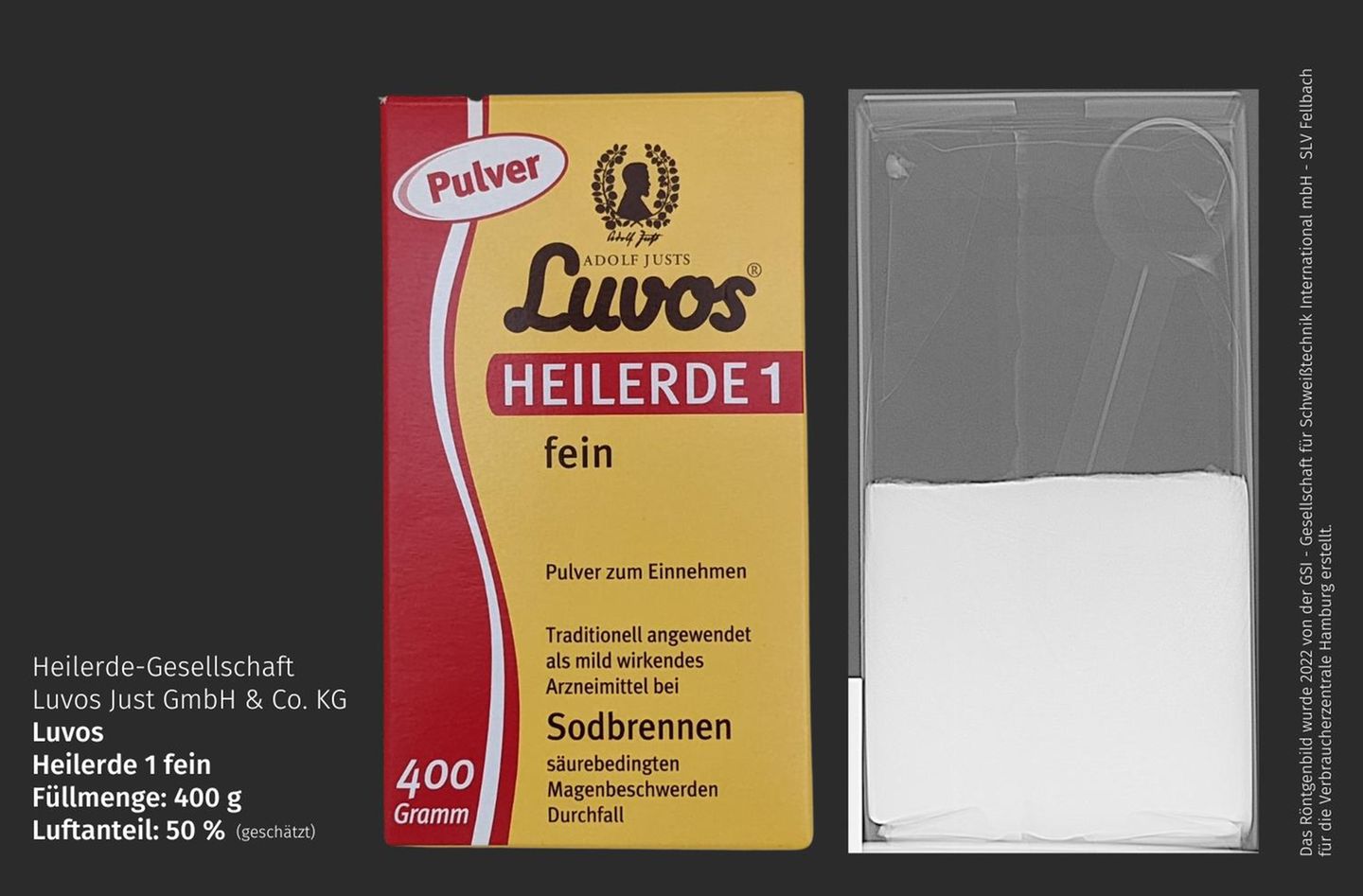Heilerde gegen Sodbrennen