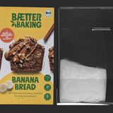 Auch die Bananenbrotpackung ist bescheiden gefüllt.