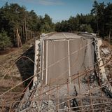 Zerstörte Brücke in