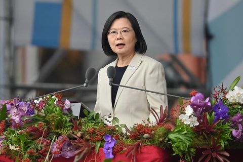 Tsai Ing-wen auf dem Nationalfeiertag: "Eine bewaffnete Konfrontation ist absolut keine Option für beide Seiten"