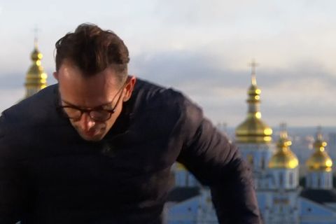 BBC-Reporter Hugo Bachega in Kiew