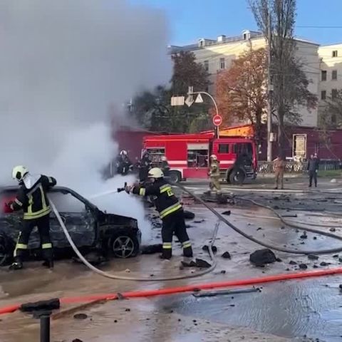 Kiew: Explosionen –Tote im Zentrum der Hauptstadt (Ukraine-Krieg)