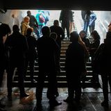 Menschen suchen Schutz in Charkiw