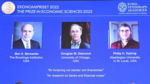 Ökonomie-Nobelpreis 2022 – Bernanke, Diamond, Dybvig