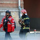 Rettungskräfte in Kiew