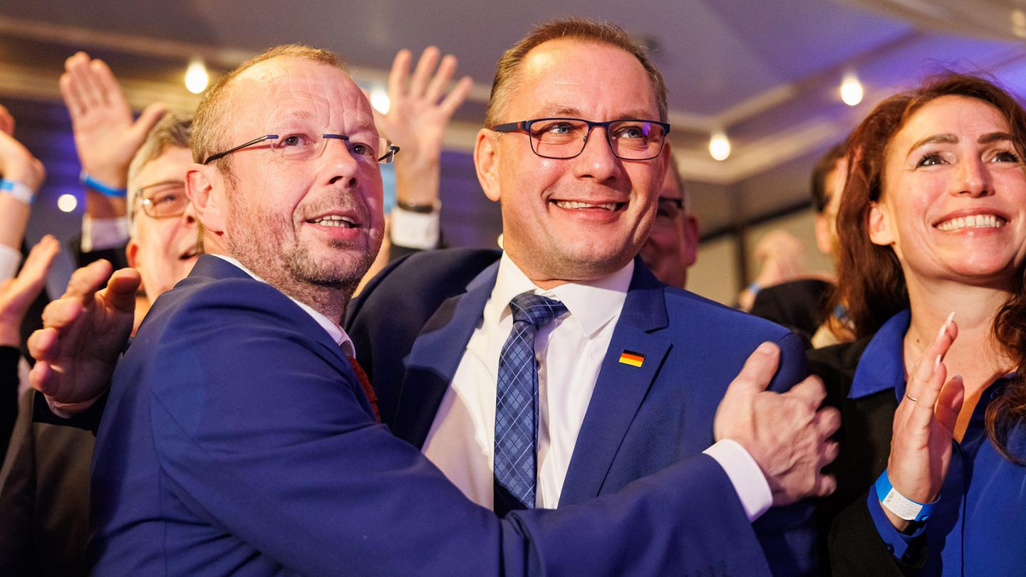AfD-Jubel am Wahlabend in Niedersachsen