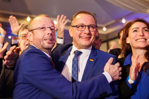 AfD-Jubel am Wahlabend in Niedersachsen