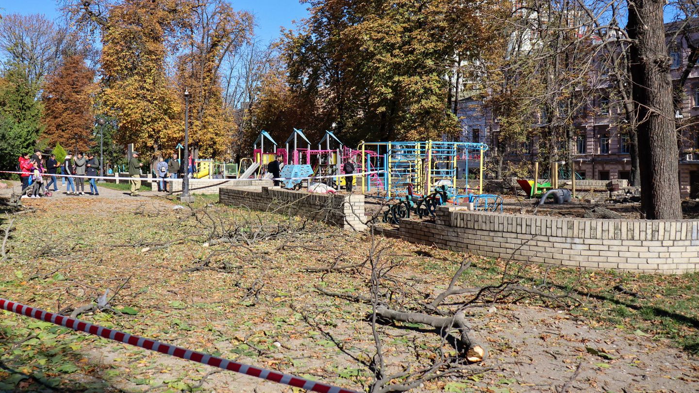 Spielplatz Kiew Rakete