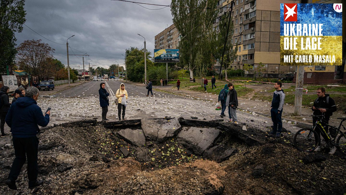 Raktenangriffe Russland Dnipro