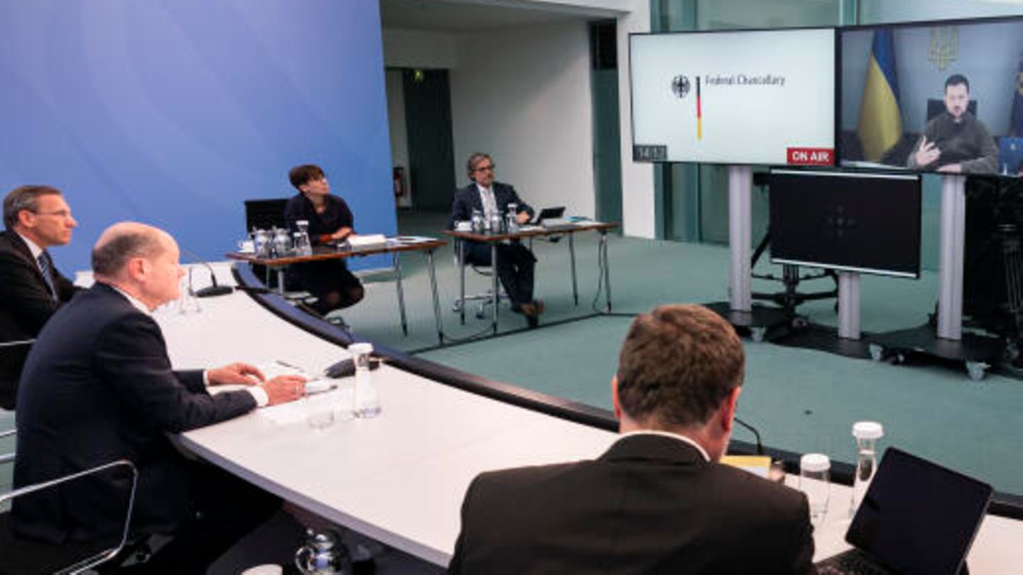 G7-Videokonferenz mit Selenskyj