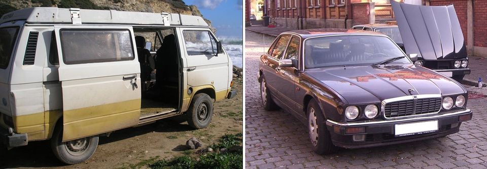 Unter anderem zu diesen beiden Autos bitten die Ermittlerinnen und Ermittler um Hinweise