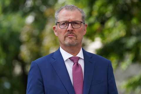 BDA-Präsident Rainer Dulger bei einer Pressekonferenz zur konzertierten Aktion im September