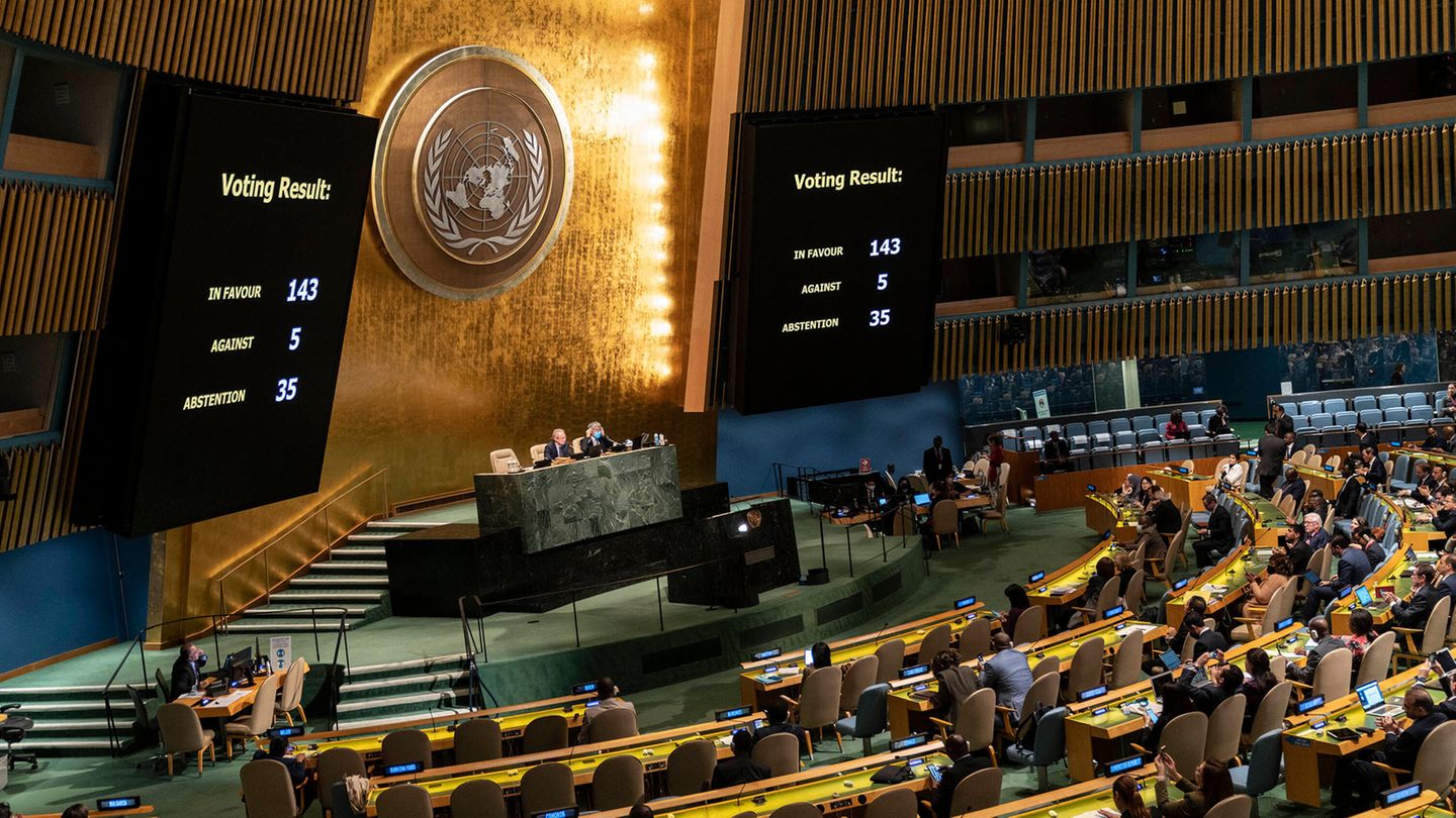 Russia leaves the UN General Assembly as a loser