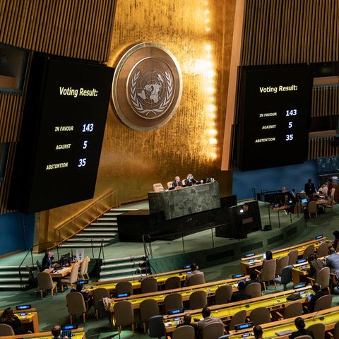 Abstimmung zur Annexionen Russlands in der Ukraine bei der Uno-Vollversammlung