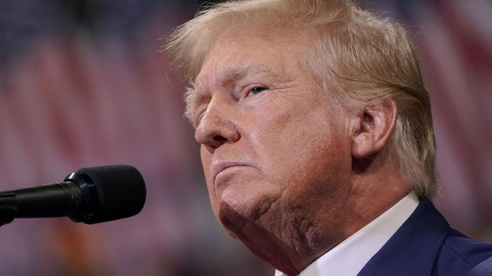 Ex-US-Präsident Donald Trump bei einer Kundgebung in Pennsylvania