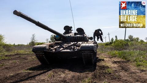 Panzer der Ukraine in der Nähe der Südfront
