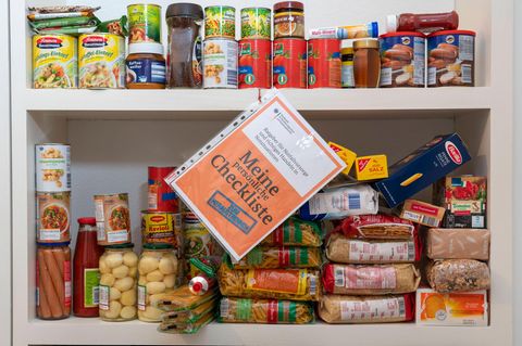 Nicht nur etwas für Prepper: Ein gefüllter Voratsschrank