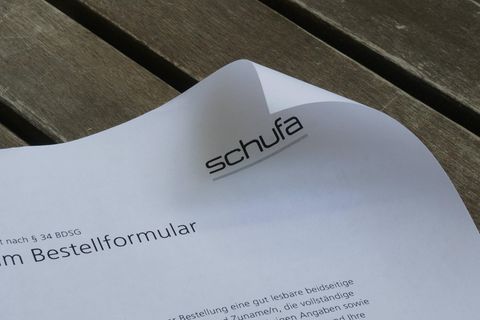 Bestellformular für eine Schufa-Auskunft