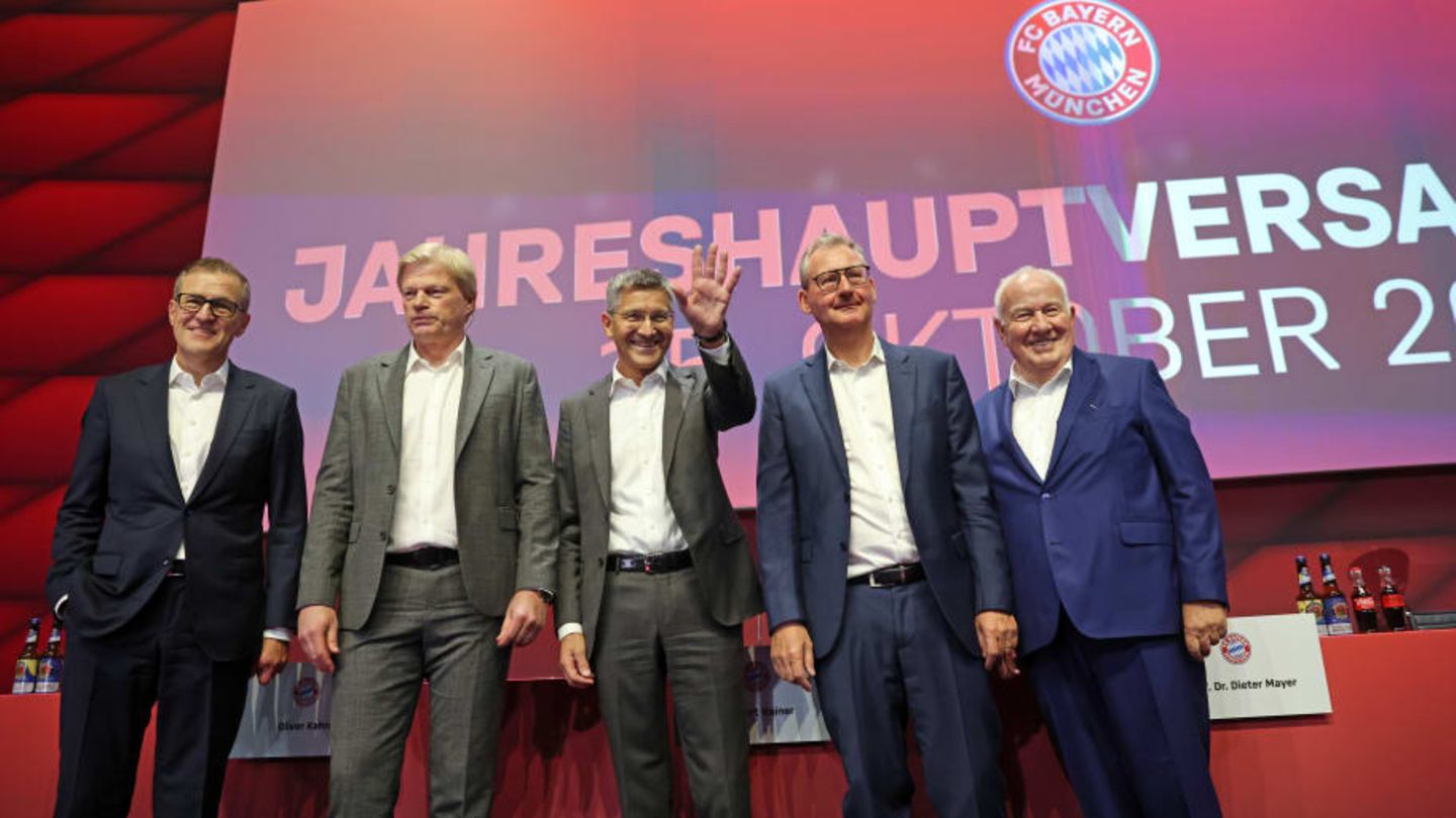 Oliver Kahn, Jan-Christian Dreesen, Dieter Mayer, Herbert Hainer, Walter Mennekes
