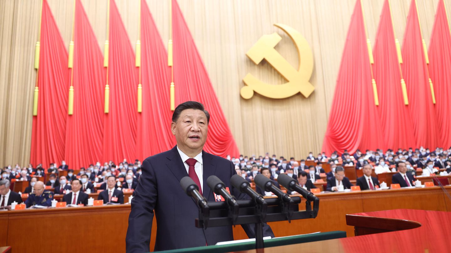 Xi Jinping auf dem Kommunistischen Parteitag