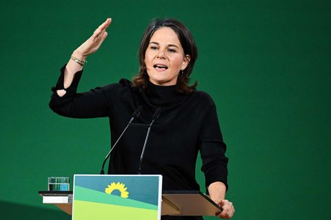 Deutschlands Außenministerin Annalena Baerbock (Grüne)