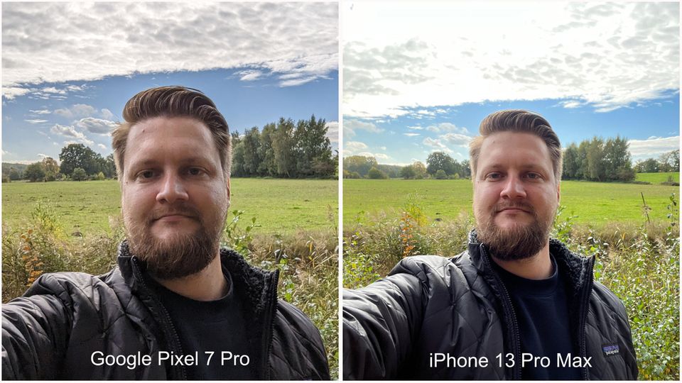 Fotovergleich Google Pixel 7 Pro versus iPhone 13 Pro Max