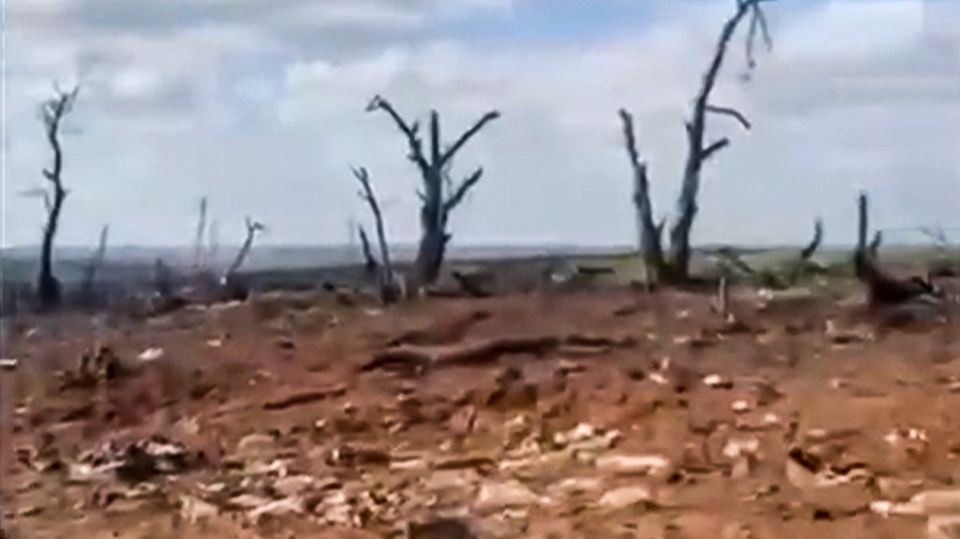Ukraine-Krieg: Soldat filmt Schlachtfeld aus Schützengräben