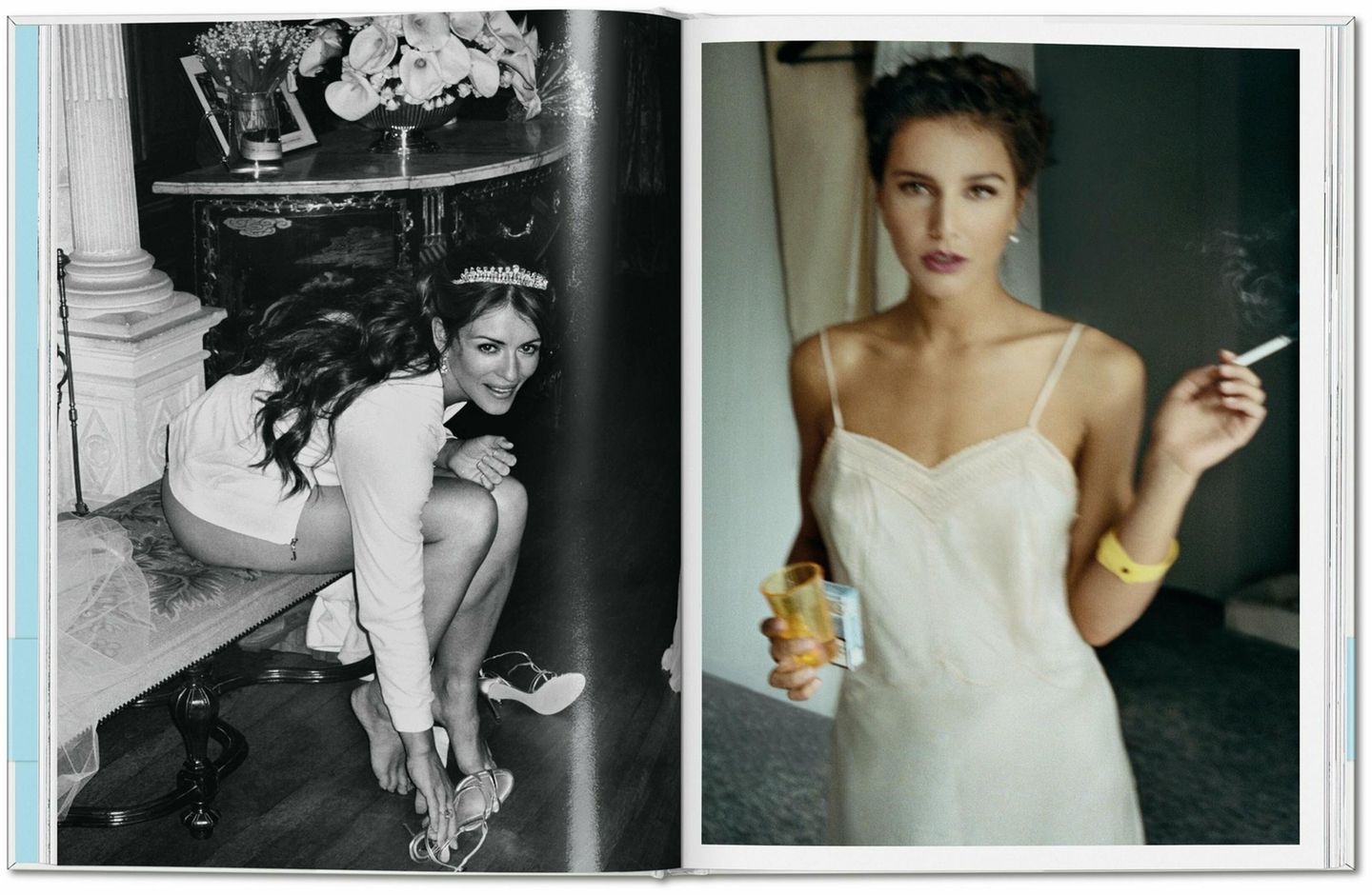 Bildband "I Love You": Schauspielerin Liz Hurley (l.) und Modeerbin Margherita Missoni gehören ebenfalls zum engen Freundeskreis von Mario Testino. Hurley heiratete 2007 den indischen Unternehmer Arun Nayar und feierte gleich zweimal, einmal in Großbritannien und einmal in Indien. Vier Jahre später ließen sich die beiden wieder scheiden. Missoni fand ihr Glück mit dem italienischen Rennfahrer Eugenio Amos. Das Paar ist seit 2012 verheiratet und lebt in Mailand. Schauspielerin Liz Hurley (l.) und Modeerbin Margherita Missoni gehören ebenfalls zum engen Freundeskreis von Mario Testino. Hurley heiratete 2007 den indischen Unternehmer Arun Nayar und feierte gleich zweimal, einmal in Großbritannien und einmal in Indien. Vier Jahre später ließen sich die beiden wieder scheiden. Missoni fand ihr Glück mit dem italienischen Rennfahrer Eugenio Amos. Das Paar ist seit 2012 verheiratet und lebt in Mailand.